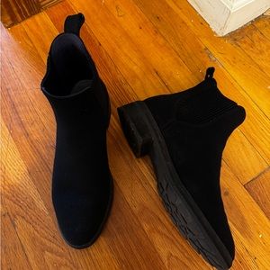 Rothy’s Lug Ankle Boot in Black